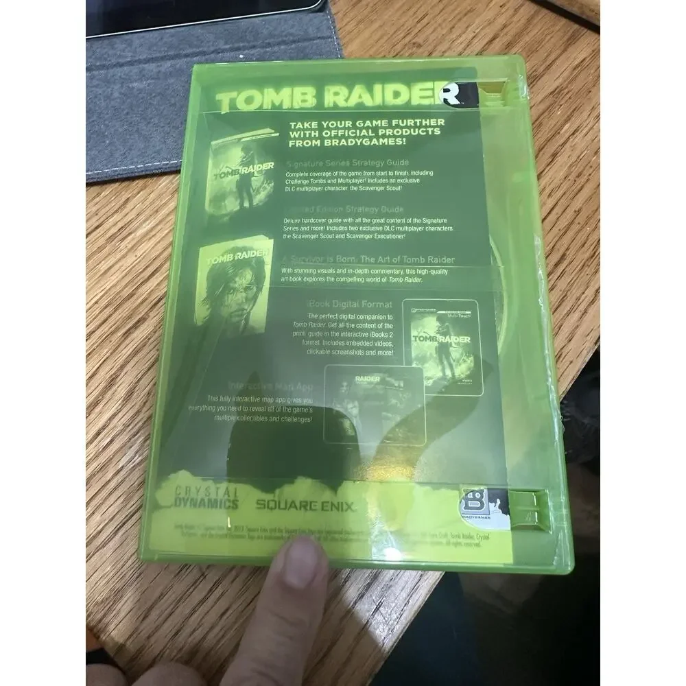 Tomb Raider Microsoft Xbox 360 2013 Complete Missing Cover Picture Manual Incld